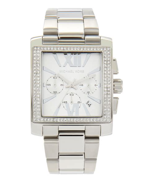 michael kors square face watch|Michael Kors chronograph watch women.